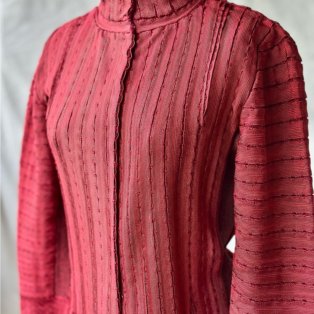 Pepa Pombo Red Knit Coat - Picture 2 of 7